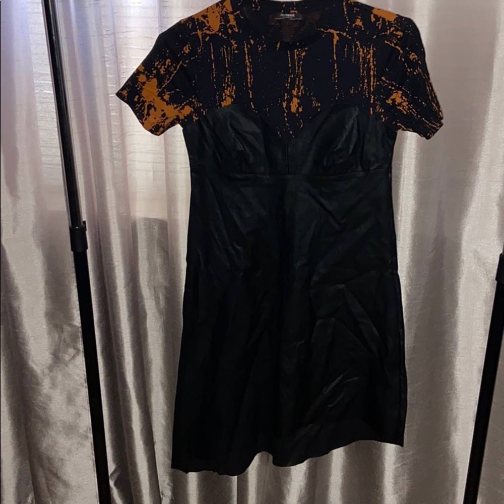Zara Leather Dress